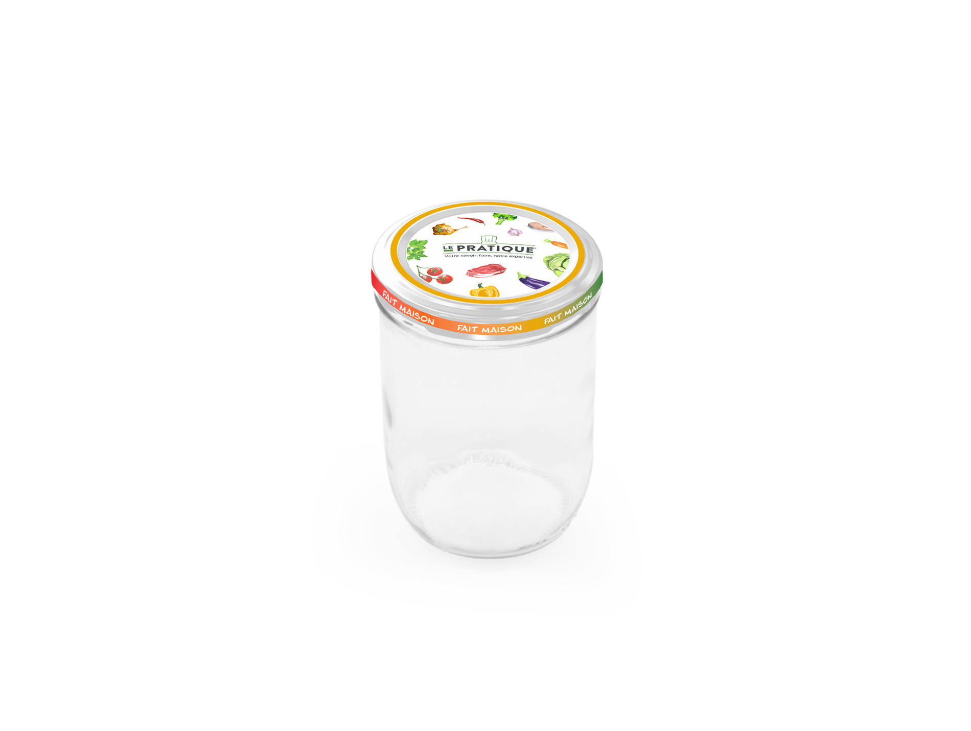Bocaux LE PRATIQUE Twist off Ø100mm 0,75L x6